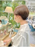 ミニウルフレイヤーカット顔周りカット前髪カットショート/大宮