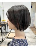 *岩田莉奈*うる艶カラー30代40代50代丸みショートひし形新宿