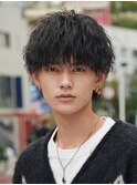 ツイストスパイラルパーマツイストパーマメンズパーマ刈り上げ