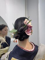 アオ(AO。)&nbsp;成人式/成人式ヘア/着物/振袖ヘアアレンジ/振袖着付け/振袖