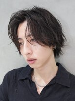 エリマ 横浜西口(elima) 横浜西口センターパートニュアンスパーマフェザーショート緩め