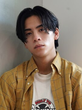 レタッチバイフィフス(RETOUCH by fifth) 原宿センターパートフェザーパーマメンズパーマニュアンスパーマ