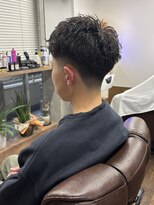 バタクラン(BATACLAN) ピンパーマ#メンズ#メンズカット#パーマ#眉毛#メンズサロン