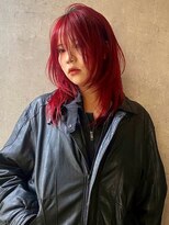 イル(iLe.) ブリーチ/ミディアムヘア/デザインカラー/フェイスフレーミング