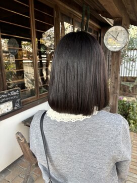 テントヘアー(tent hair) ダークブラウン