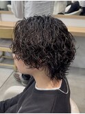グランジサーフパーマアクティブショートルーズショートパーマ
