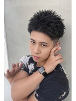 グランデュールオム 東静岡池田店(GRANDEUR HOMME) 刈り上げスパイキーショート/静岡メンズスパイキー