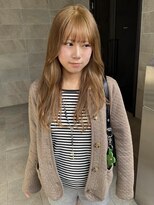 スニュウ(snuw)&nbsp;ブリーチして作るハニーベージュ