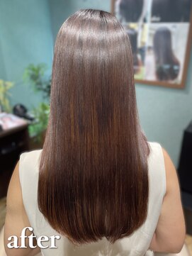 アイスタイルプレミアム フジ三篠店(I STYLE premium) 高濃度水素ケアカラー+オーダーメイド髪質改善トリートメント