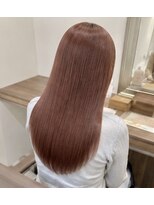 アッシュ 桜新町店(Ash)&nbsp;艶感ピンクブラウンロング