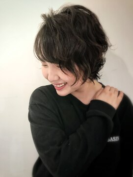 セルカ 高田馬場(CERCA) パーマでゆるふわに動くカジュアルショート★【CERCA高田馬場】