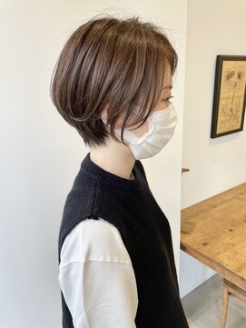 アテナ 六本松店(ATENA) 耳にかけても可愛い短すぎないボブ風ショート　atena六本松川本