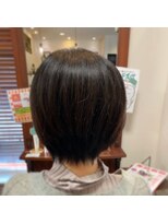 ヘアメイク ポコ ア ポコ(Hair make poco apoco)&nbsp;前下がりボブ［髪質改善］［生駒市美容室］［40代50代60代］