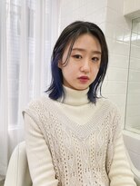 繭 くびれボブ×インナーパープル