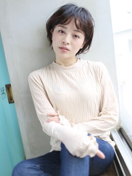 バース(BIRTH) 天神【BIRTH】ナチュラルパーマ×耳掛けショート