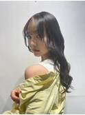 シルキーベージュ×グレージュカラー【髪質改善/縮毛矯正】