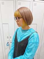 エン(eNN)&nbsp;前髪あり/ツートーンカラー/オシャレなデザインカラー