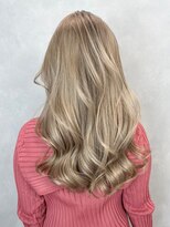 アルバム 池袋(ALBUM)&nbsp;まろやかベージュ_チェリーブラウンフェミニンロング_ba424892