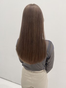 ハイブ 金沢(Hive) 10代20代ハイトーンミルクティーベージュ美肌カラーサラ艶ロング