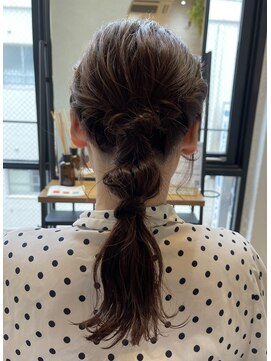 ネウィ 大分中央町店(newi) 【HINA】@hina_newiちょっとしたお出かけにピッタリなヘアセット