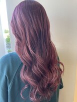 ルフトヘア 南千住&nbsp;バーガンディピンク