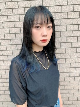 リア(Lia by KENJE) Lia＆汐見悠佑　暗髪&裾カラー♪