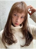 小顔レイヤーロング
