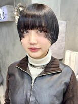 ヴェイン 渋谷(vain)&nbsp;ネイビーブルー ぱつっとショート