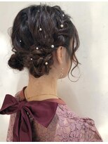 フェイブ(Fave)&nbsp;編み込み×ツインおだんごヘア