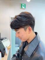 ロウバイレボ 柏(lou by revo)&nbsp;前川友哉/ニュアンスパーマ/メンズパーマ/