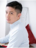関内/髪質改善/アッシュブラック×ツーブロック刈り上げj
