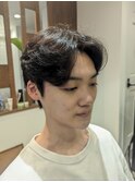 メンズグラボブリバースパーマ
