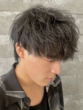 ニアウ 伊勢崎連取店(Niau) メンズマッシュツイストスパイラルパーマメンズパーマ