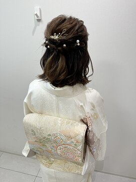 クレーチェ(CRECE) 《畑中結衣》ハーフアップ/ヘアセット/着付け