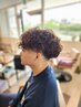 【メンズメニュー】メンズカット+パーマ+炭酸シャンプー/宜野湾/浦添/メンズ