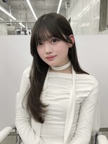 エヌアイ オモテサンドウ(ni omotesando)&nbsp;くすみオリーブベージュ/春カラー/顔まわりカット上野