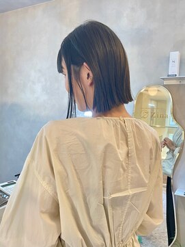 ジーナ 天神(Zina) ボブ/ミディアム/切りっぱなし/福岡美容室