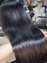 シェノン 心斎橋(CHAINON)&nbsp;クリスタルブラック/髪質改善カラー/艶髪/心斎橋