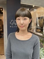 ドッグスター(dog star) ブリーチ無しオリーブのフルバングミディアム