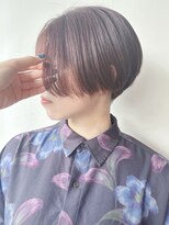 モリオフロムロンドン 原宿本店(morio from London) 【morio 原宿】★骨格矯正刈り上げハンサムショート　透明感★