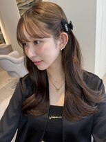 大人艶髪　小顔カット×ひし形ロングレイヤー