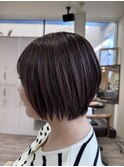 極上髪質改善/束感ショートボブ【美髪】【イメチェン】