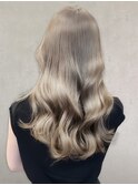 秋のヘーゼルブラウン◎ブリーチなし透明感カラー