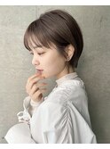 ☆【春日】オリーブグレー/ショート/顔周りレイヤー/髪質改善148