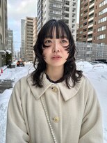 テンション(tension)&nbsp;ウルフレイヤーカットスパイラルパーマ札幌大通駅バスセンター駅