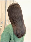 太白区ブリーチなしダブルカラー顔周りレイヤーカット髪質改善