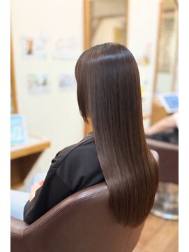 ヘアー グリーン(hair green) 髪質改善で叶える艶ストレートロング