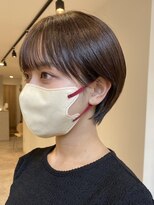 ガーデンタチカワネクスト(garden tachikawa next) マッシュショート耳掛けショート大人ショート丸みショート20代