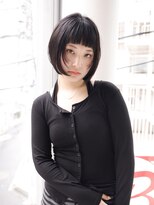 メゾンデエムスラッシュ センター北(Maison des M.SLASH)&nbsp;前下がり/ミニボブレイヤー/レイヤーショート/黒髪/センター北