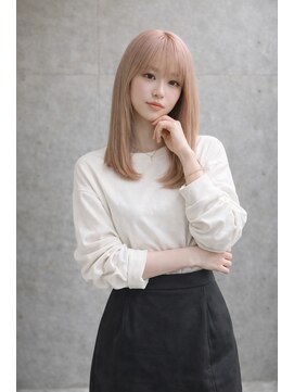 アグ ヘアー ロジェット 松本桐店(Agu hair rojet) ホワイトピンクベージュ◎